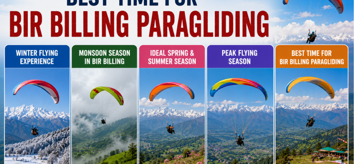 Best Time for Bir Billing Paragliding & Adventure Activities